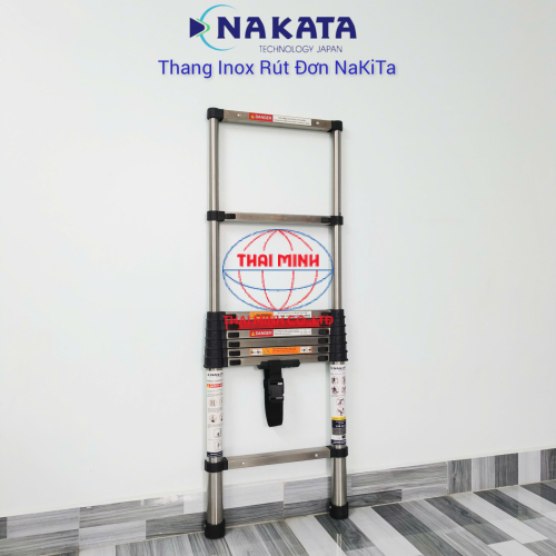 Thang Rút Đơn Inox Đai Đen Nakita TM126