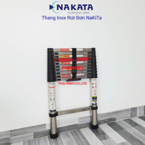 Thang Rút Đơn Inox Đai Đen Nakita TM132