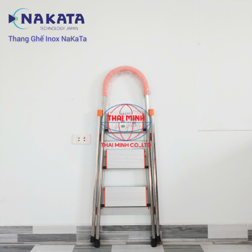 Thang Ghế Gia Đình Tay Vịn Inox Màu Cam Nakata VN103B