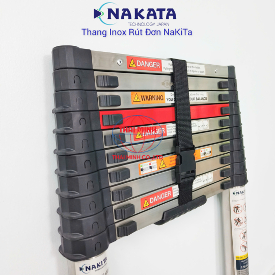 Thang Rút Đơn Inox Đai Đen Nakita TM132
