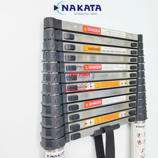 Thang Rút Đơn Inox Đai Đen Nakita TM138