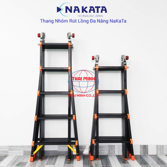 Thang Đa Năng Nakata Khoá Nhấn Màu Đen