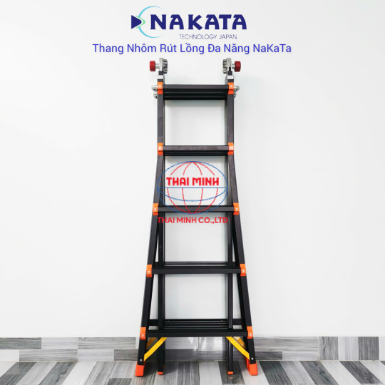 Thang Đa Năng Nakata Khoá Nhấn Màu Đen